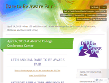 Tablet Screenshot of daretobeawarefair.com